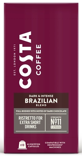 Costa Aluminium Nespresso Ristretto Brazilian Front Render