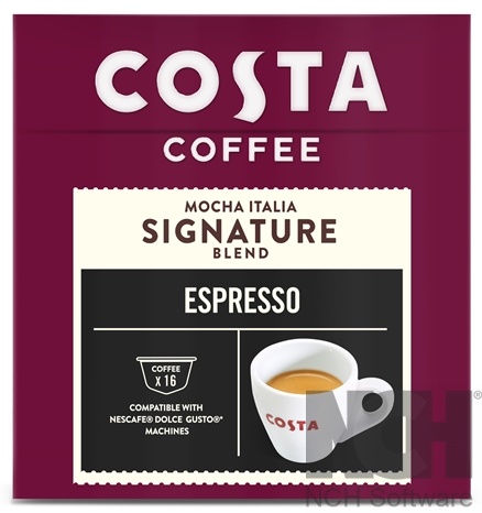 Costa Dolce Gusto Espresso Fliptop Box Pack Render Front