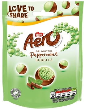 AERO Bubbles Peppermint Pouch Bag 8x92g