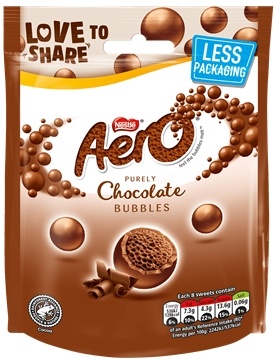 AERO Bubbles Milk Pouch Bag 8x92g