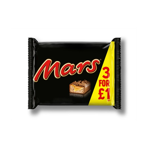Mars Caramel, Nougat & Milk Chocolate Snack Bars Multipack £1 PMP 3 x 39.4g