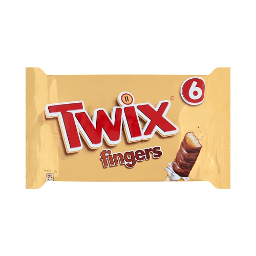 Twix Chocolate Biscuit Fingers Multipack 6 x 20g