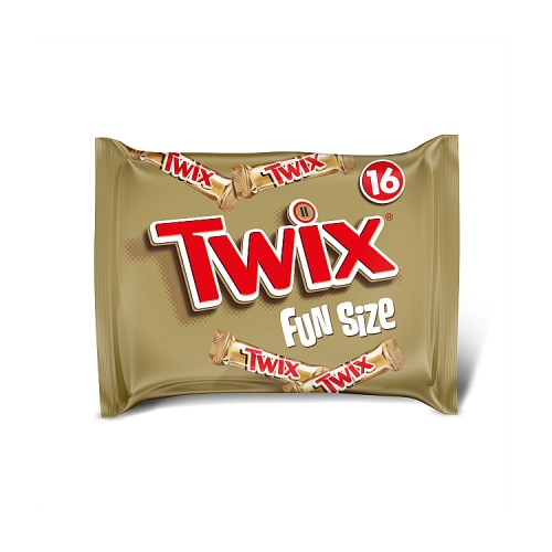 Twix Chocolate Biscuit Fun Size Bars Multipack 16 x 20g