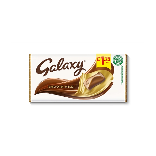 Galaxy Smooth Milk Chocolate Block Bar 110g