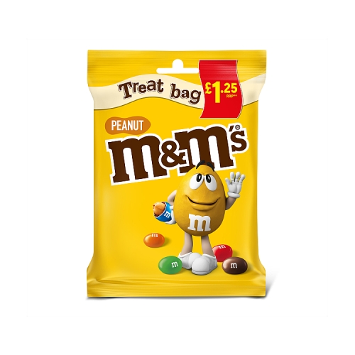 M&M’s Crunchy Peanut & Milk Chocolate Bites Treat Bag £1.25 PMP 82g