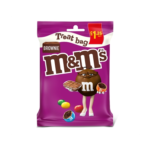 M&M’s Brownie Bites Milk Chocolate Treat Bag £1.25 PMP 70g