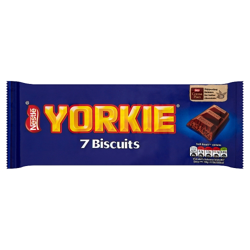 Yorkie Milk Chocolate Biscuit Bar Multipack 24.5g 7 Pack