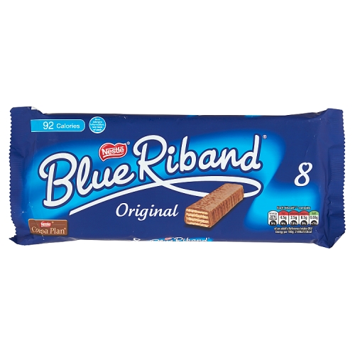 Blue Riband Original Milk Chocolate Wafer Biscuits 8 x 18g (144g)