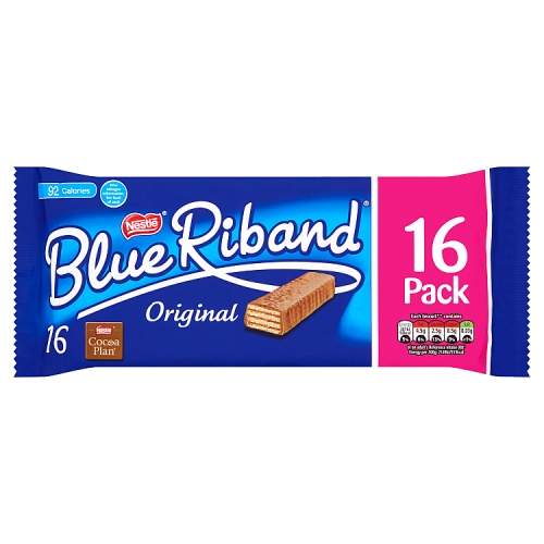 Blue Riband Milk Chocolate Wafer Biscuit Multipack 16 Pack