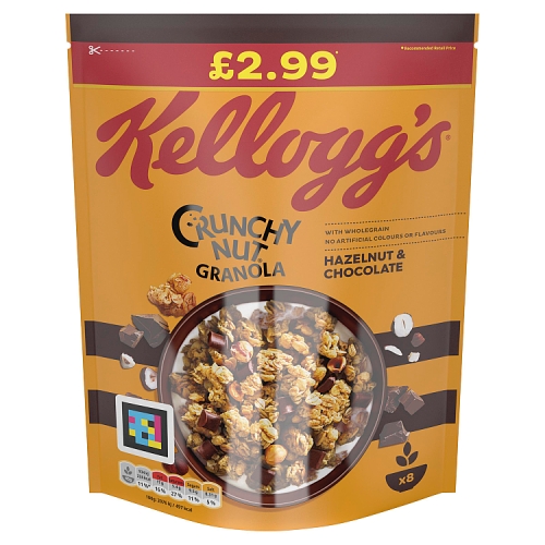 Kellogg’s Crunchy Nut Granola Hazelnut & Chocolate 380g PMP £2.99