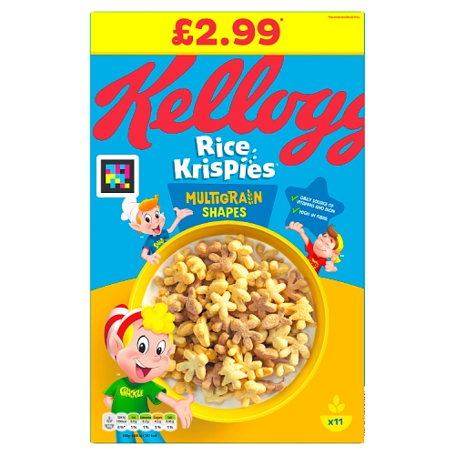 Kellogg’s Rice Krispies Multigrain Shapes 350g PMP £2.99