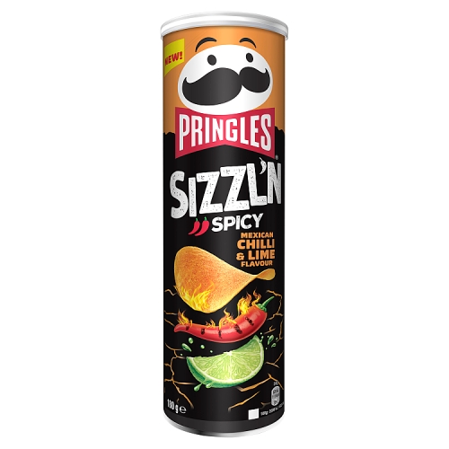Pringles Sizzl’n Spicy Mexican Chilli & Lime Flavour 180g