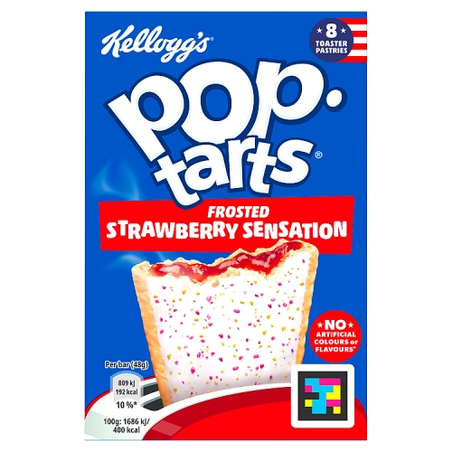 Kellogg’s Pop Tarts Frosted Strawberry Sensation 8 × 48g (384g)