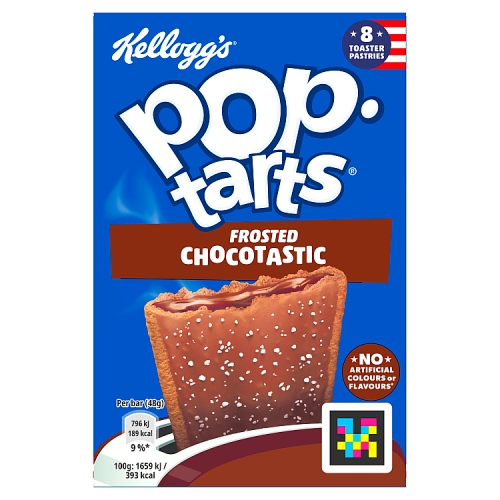 Kellogg’s Pop-Tarts Frosted Chocotastic Pastry Snack Slices 8x48g