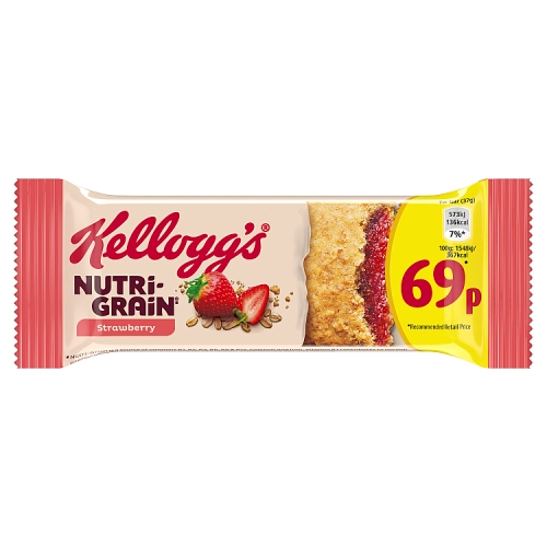 Kellogg’s Nutri Grain Strawberry Bar 37g PMP 69p