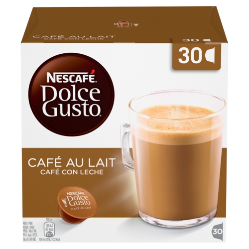 Nescafe Dolce Gusto Café Au Lait Coffee Pods x 30
