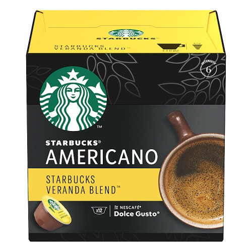Starbucks by Nescafé Dolce Gusto Veranda Blend Blonde Roast Coffee Pods 12 Pods Per Box
