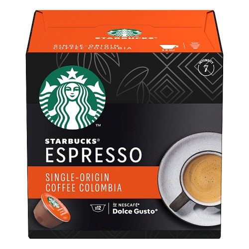 Starbucks Single-Origin Colombia Espresso Coffee Pods x 12