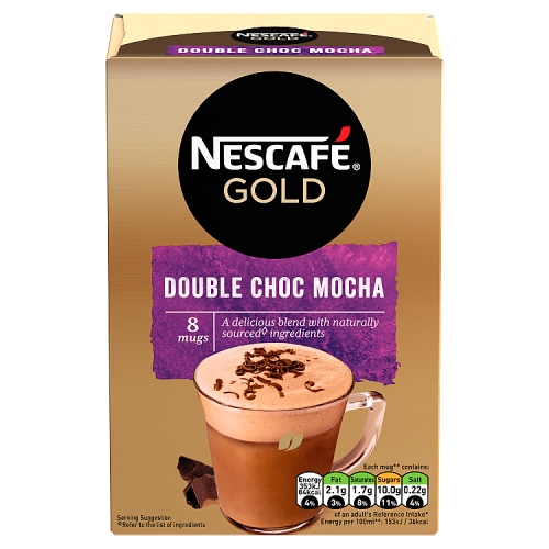 Nescafe Gold Double Choc Mocha Instant Coffee 8 x 20.9g Sachets