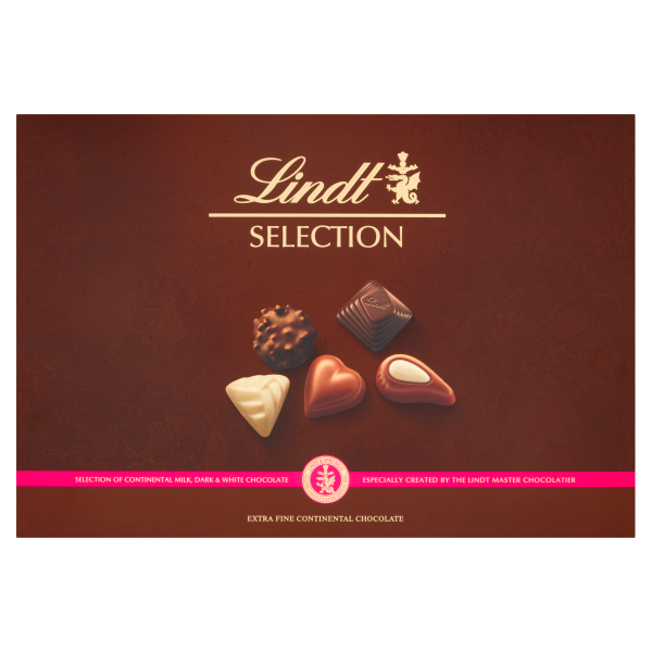 Lindt Selection Extra Fine Continental Chocolate 427g