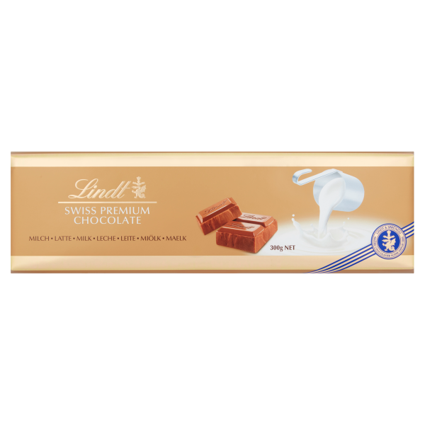 Lindt Swiss Premium Milk Chocolate Latte 300g
