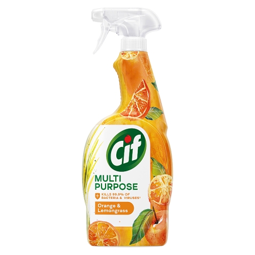Cif Multipurpose Cleaner Spray Orange & Lemongrass 750 ml