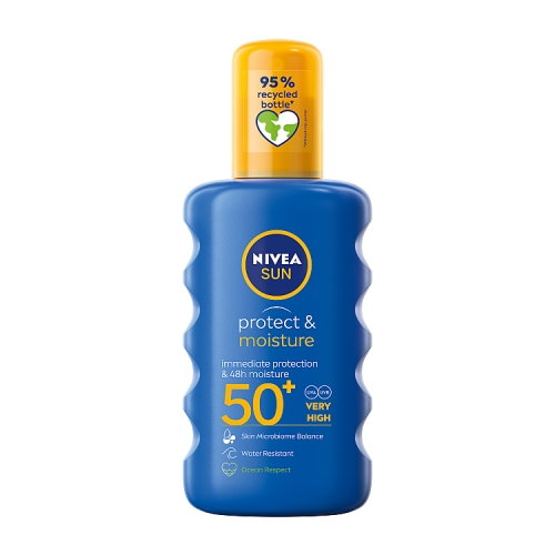 NIVEA SUN Protect & Moisture Sunscreen Spray SPF 50 200ml