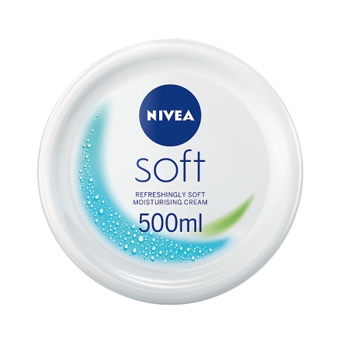 NIVEA Soft Moisturizer for Body, Face & Hands 500ml