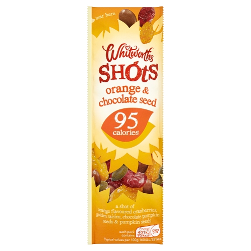 Whitworths Orange & Chocolate Seed Shots 25g