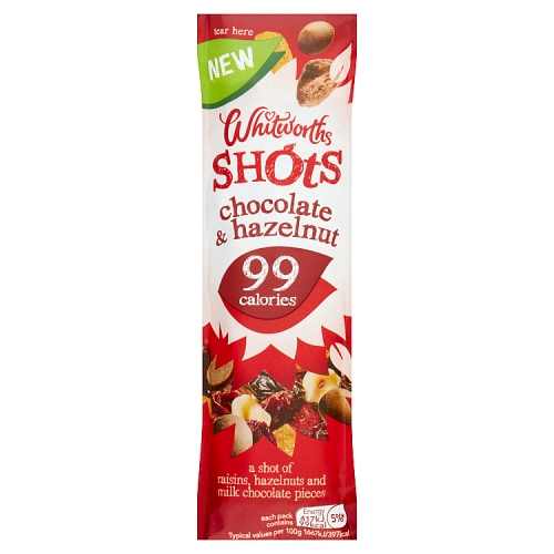 Whitworths Shots Chocolate & Hazelnut 25g