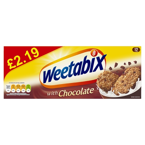 Weetabix Chocolate 10×12 case PM £2.19