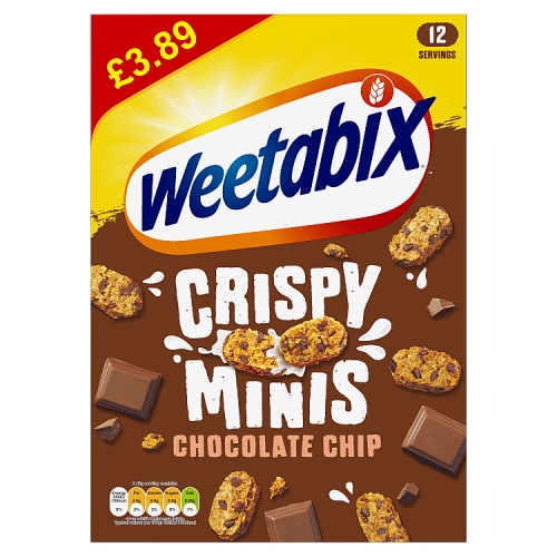 Weetabix Crispy Minis Chocolate Chip 6x500g PM £3.89