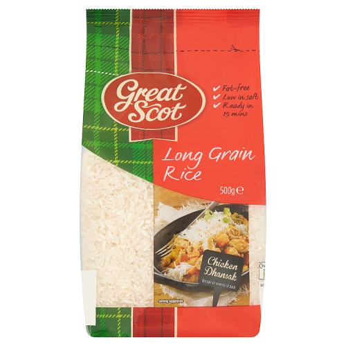 Great Scot Long Grain Rice 500g