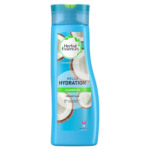 Herbal Essences HELLO HYDRATE Hydrating Shampoo,Coconut Extract For Dry Hair 400ml.