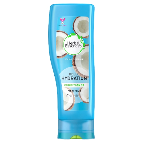 Herbal Essences HELLO HYDRATE Hydrating Conditioner,Coconut Extract For Dry Hair 400ml.