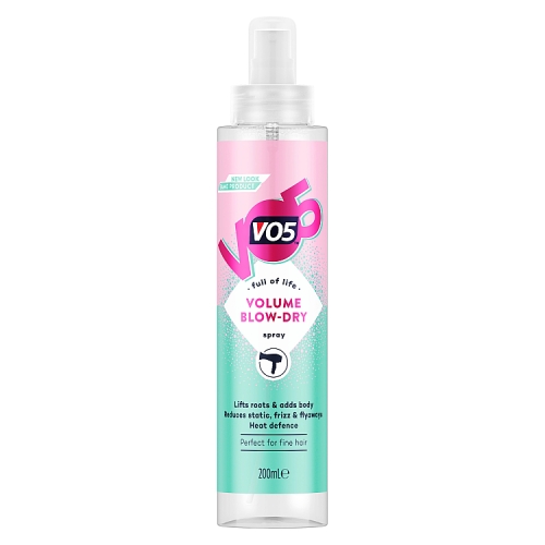 VO5 Hairspray Volume Blow-Dry 200ml