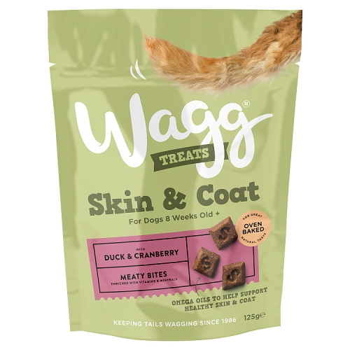 Wagg Skin & Coat Treats Duck & Cranberry 125g