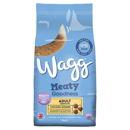 Wagg Meaty Goodness Adult Complete Chicken Dinner Dry Dog Food 2kg