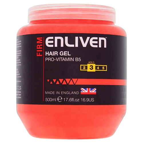 Enliven Firm Hair Gel Pro-Vitamin B5 500ml