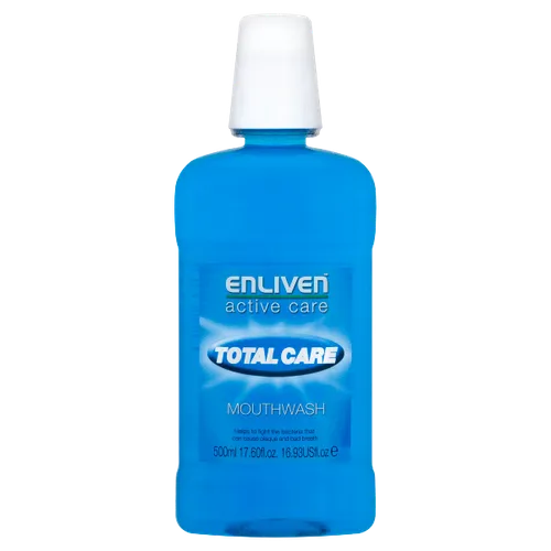 Enliven Mouthwash Total Care Purple With Alcohol 500ml