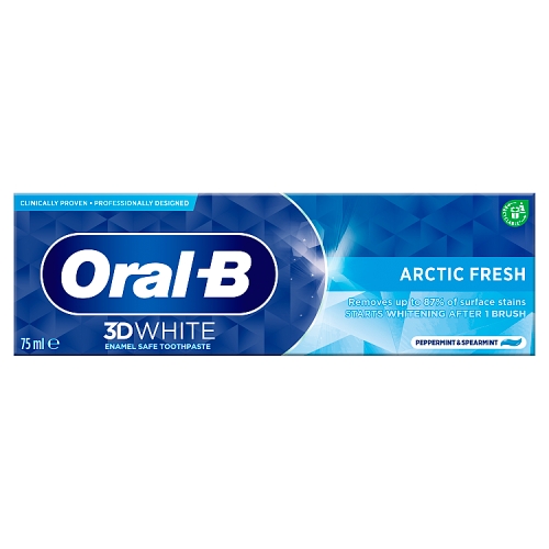 Oral-B 3D White Arctic Fresh Toothpaste 75ml.