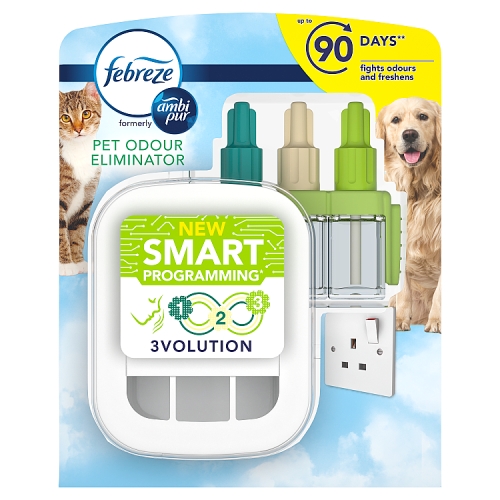 Febreze 3Volution Smart Programming Air Freshener Starter Kit Pet