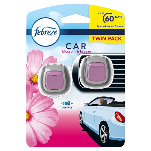Febreze Car Air Freshener Blossoms and Breeze Twin Pack