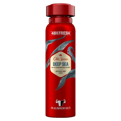 Old Spice Deep Sea Deodorant Body Spray For Men 150ml, 48H Fresh.