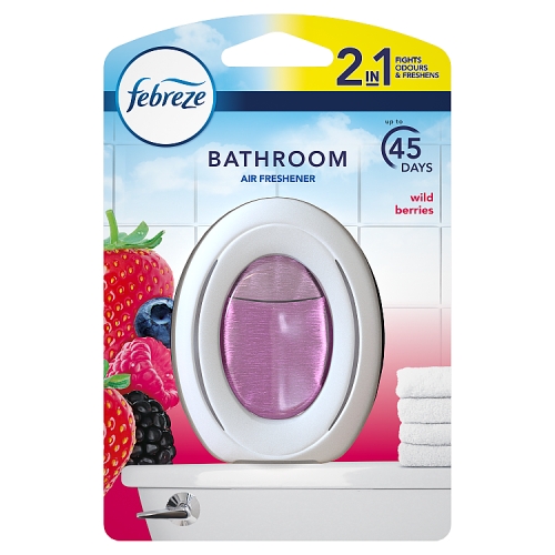 Febreze Bathroom Continuous Air Freshener Wild Berries