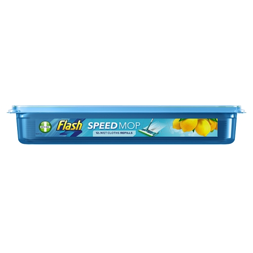 Flash Speedmop Antibacterial Lemon Cleaning Wipes 12 Wipes