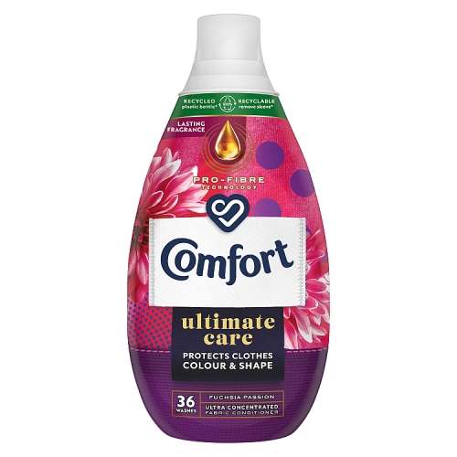 Comfort Ultra-Concentrated Fabric Conditioner Ultimate Care Fuchsia Passion 36 Wash 540ml