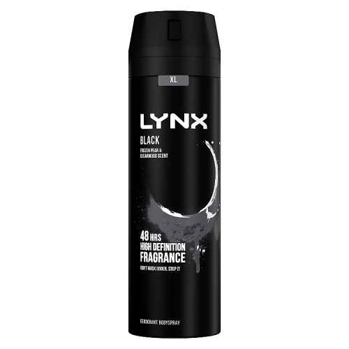 Lynx Deodorant Bodyspray Black 200ml