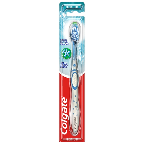 Colgate Max White Medium Toothbrush.