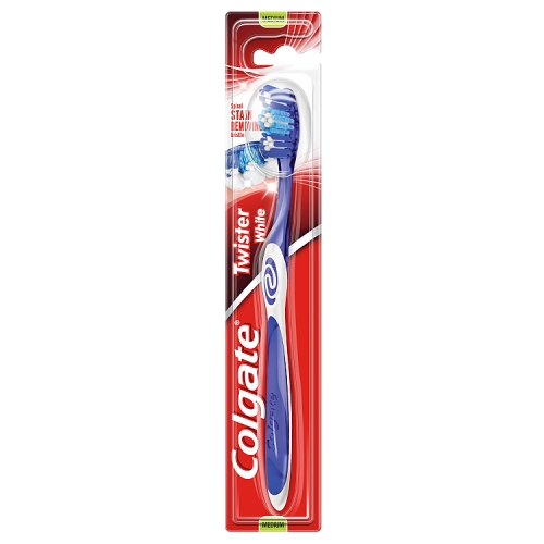 Colgate Twister Whitening Medium Toothbrush.